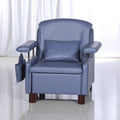 Slaapbank met stoffen bekleding, kleur grijs